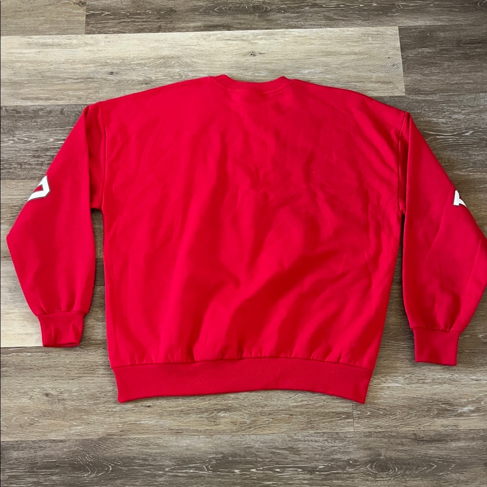 NWT Budweiser Men’s Red Graphic Sweatshirt Size S - Picture 5 of 7